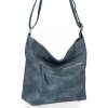 GEANȚĂ DE DAMĂ tip poștaș BEE BAG indigo 0852L2035